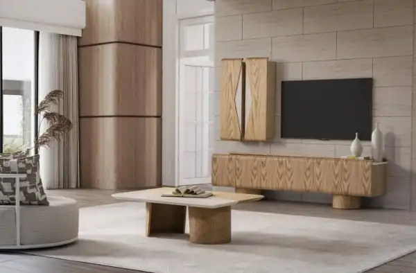 Milano tv ünitesi - meşe 